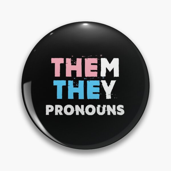 Item preview, My Pronouns are They/Them Messy Text designed and sold by ANewNemo.
