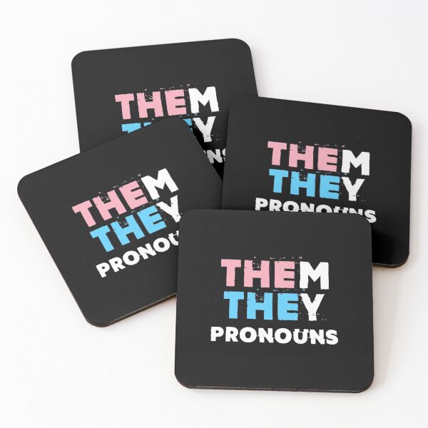 Item preview, My Pronouns are They/Them Messy Text designed and sold by ANewNemo.