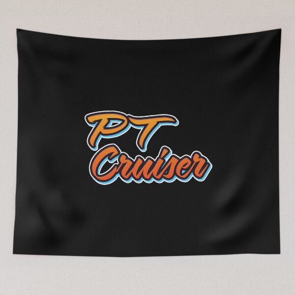 Item preview, PT Cruiser - Vintage Colorful Text designed and sold by Jdm-Knights.