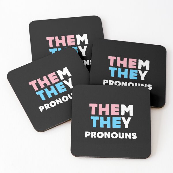 Item preview, My Pronouns are They/Them Scratched Text designed and sold by ANewNemo.