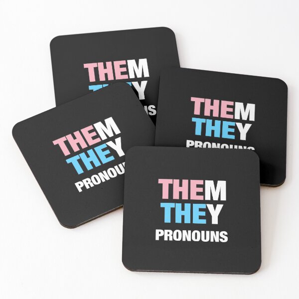 Item preview, My Pronouns are They/Them Clean Text designed and sold by ANewNemo.