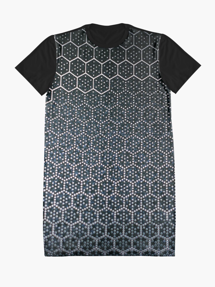 Alternate view of Hexagonal Figure Graphic T-Shirt Dress