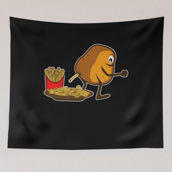 Item preview, French Fries Potato Pooping Fries Humor designed and sold by Dressed For  Duty.