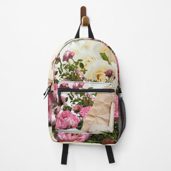 Item preview, Shabby Chic Secret Love Pink Yellow Rose Bouquet Prints Home Decor designed and sold by Erika Bartha.