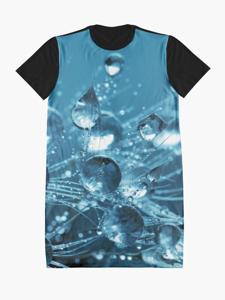Alternate view of Drops Texture Graphic T-Shirt Dress