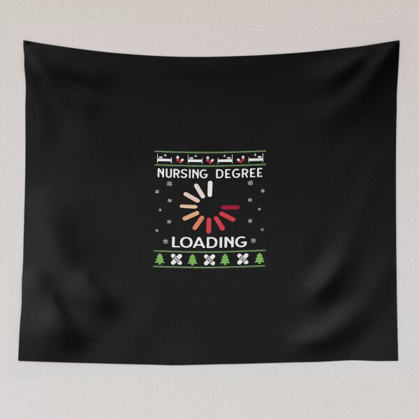 Item preview, Nursing Degree Loading Nurse In Training Christmas Ugly designed and sold by enstacee75.