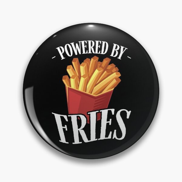 Item preview, Powered by Fries Fried Potato Fry Fast Food designed and sold by Dressed For  Duty.