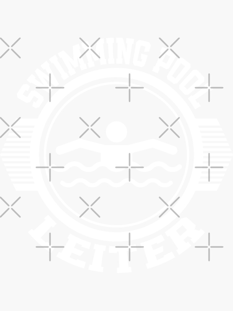 "Pool Boy Swimming Pool Bathemper Water Swimming" Sticker for Sale by