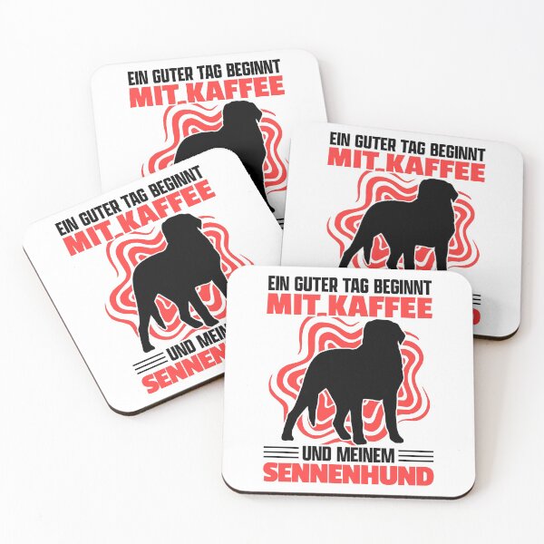 Item preview, Swiss Mountain Dog and Coffee Gift designed and sold by madgrfx.