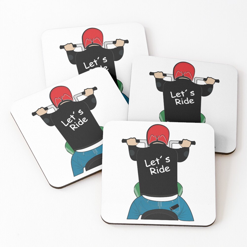 Item preview, Coasters (Set of 4) designed and sold by IntrepidRiders.