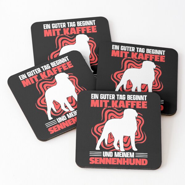 Item preview, Swiss Mountain Dog and Coffee Gift designed and sold by madgrfx.