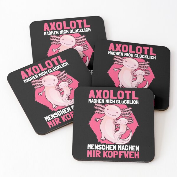 Artikelvorschau, Axolotl machen mich glücklich Amphibie Humor entworfen und verkauft von madgrfx.