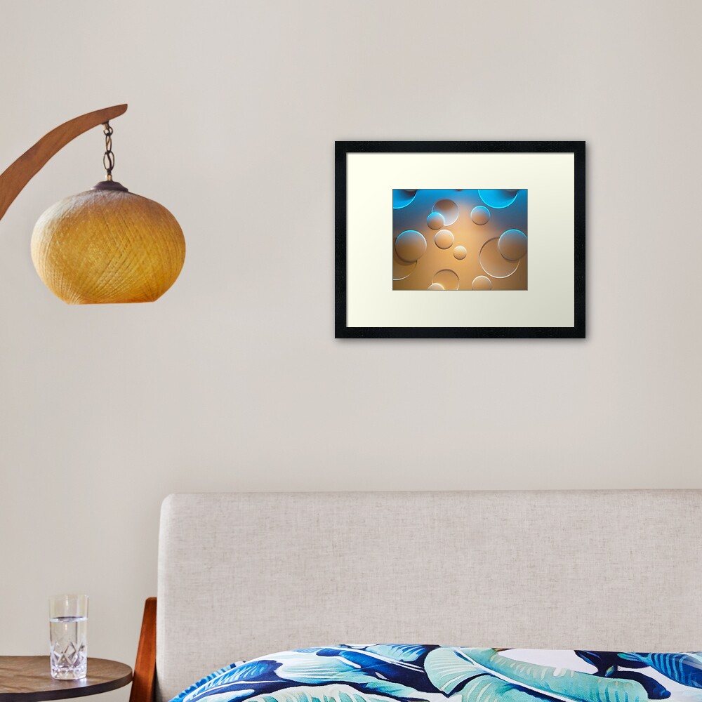 Cosmic Bubbles Framed Art Print