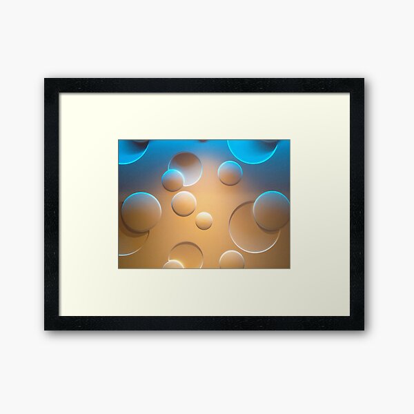Cosmic Bubbles Framed Art Print