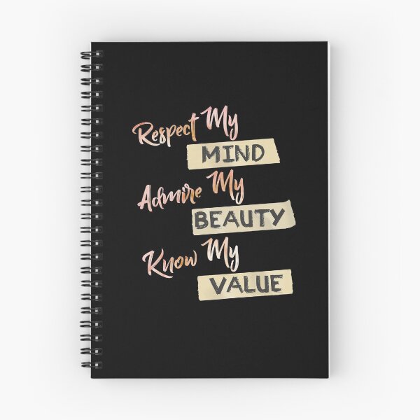 Item preview, Respect Admire & Know My Mind Beauty & Value designed and sold by Dressed For  Duty.