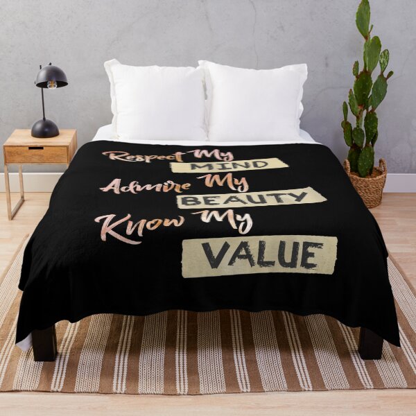 Item preview, Respect Admire & Know My Mind Beauty & Value designed and sold by Dressed For  Duty.