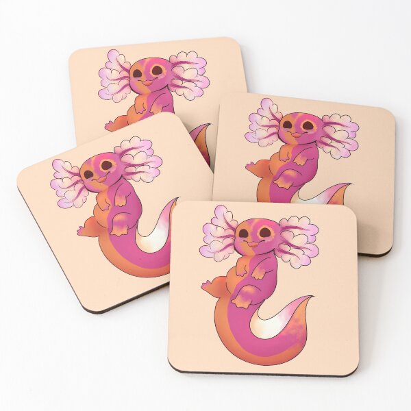 Item preview, Pride Axolotl - Lesbian designed and sold by Iberis-Em.