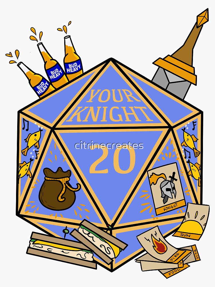 "Balnor D20 NADDPOD" Sticker For Sale By Citrinecreates | Redbubble