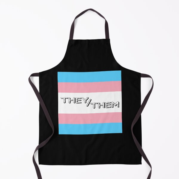 Item preview, Trans Flag THEY/THEM Pronouns Open Text designed and sold by ANewNemo.