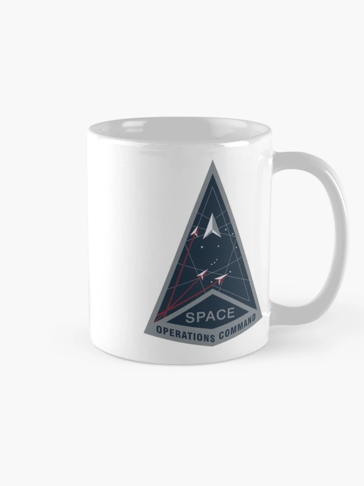 Thumbnail 3 of 6, Coffee Mug, Space Operations Command Logo designed and sold by Nikki SpaceStuffPlus.
