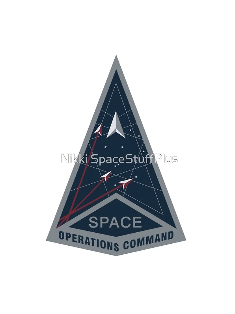 Thumbnail 4 of 4, iPhone Case, Space Operations Command Logo designed and sold by Nikki SpaceStuffPlus.