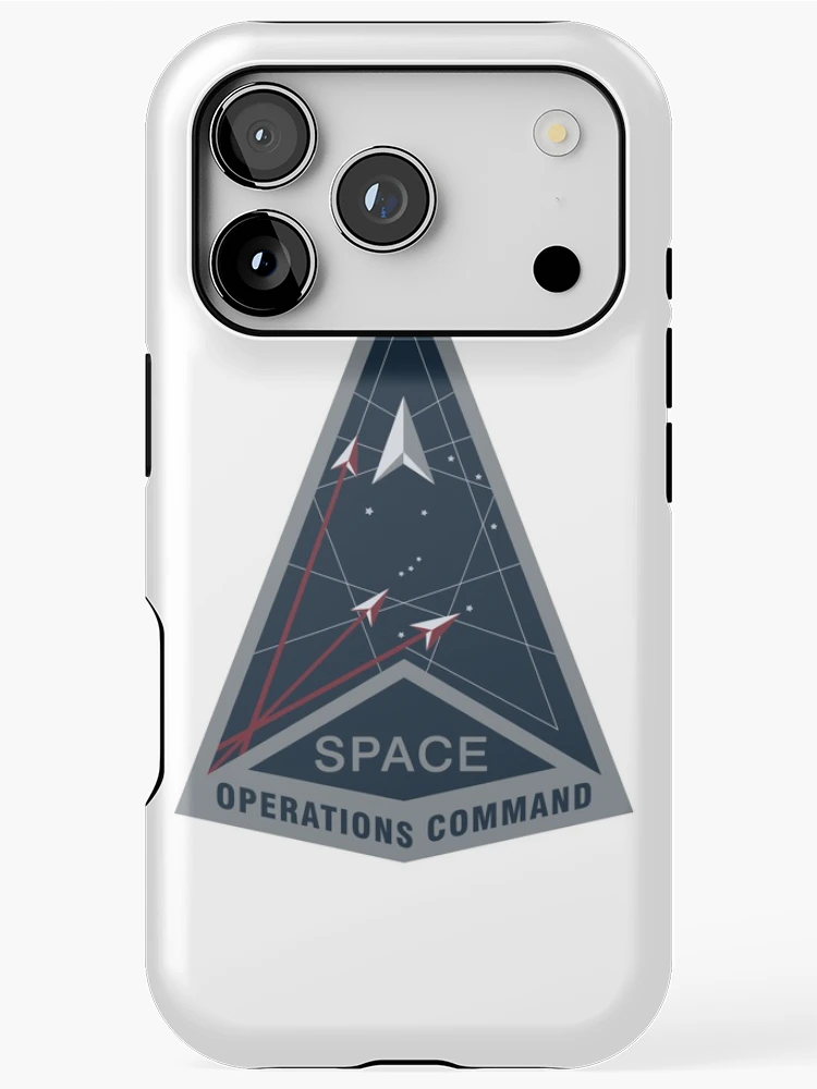 Thumbnail 1 of 4, iPhone Case, Space Operations Command Logo designed and sold by Nikki SpaceStuffPlus.