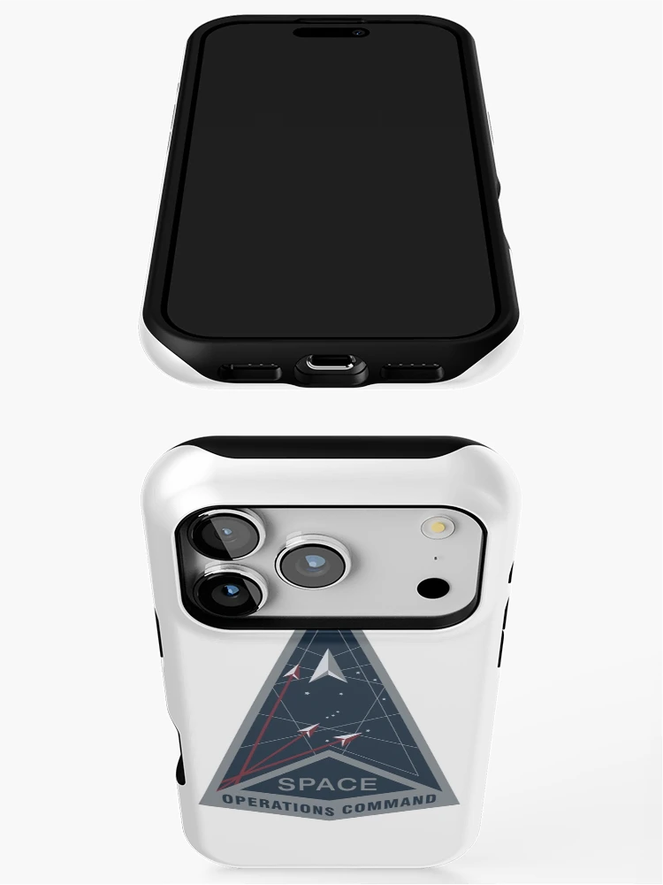 Thumbnail 3 of 4, iPhone Case, Space Operations Command Logo designed and sold by Nikki SpaceStuffPlus.