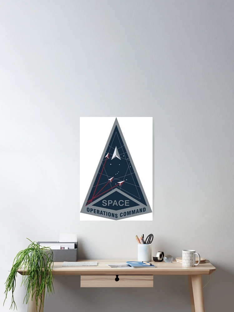 Thumbnail 2 of 3, Poster, Space Operations Command Logo designed and sold by Nikki SpaceStuffPlus.
