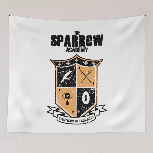 Item preview, UMBRELLA ACADEMY 3: SPARROW ACADEMY (WHITE & GRUNGE) designed and sold by FunGangStore.