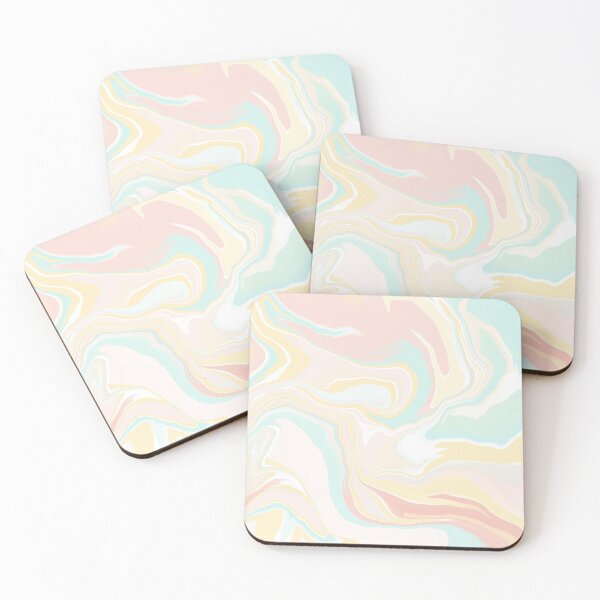 Item preview, Pastel marble swirl pattern designed and sold by IndieSkyDesign.