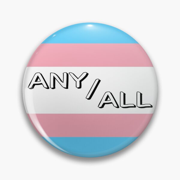 Item preview, Trans Flag ANY/ALL Pronouns Open Text designed and sold by ANewNemo.