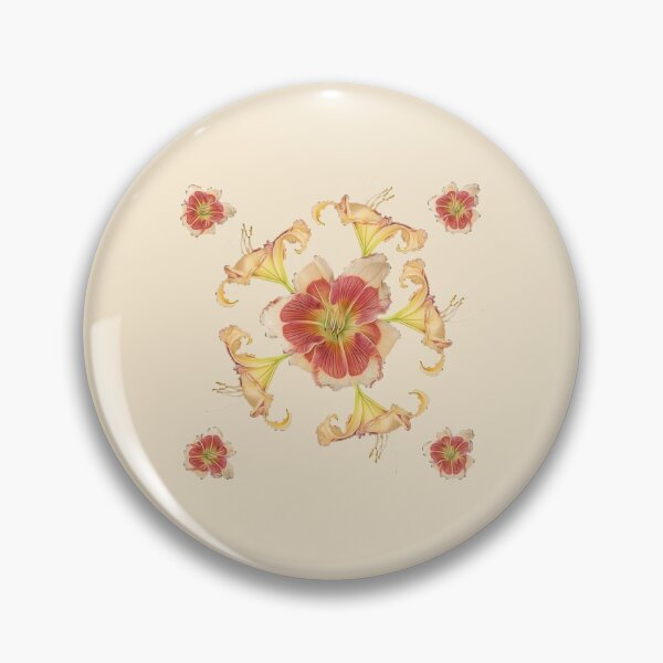 Item preview, Daylily Scatter Pattern on a Cream Background designed and sold by cozycaroline.