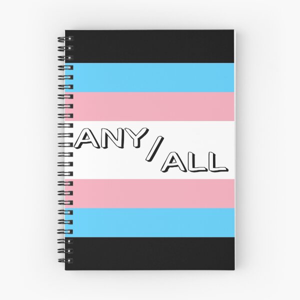 Item preview, Trans Flag ANY/ALL Pronouns Open Text designed and sold by ANewNemo.