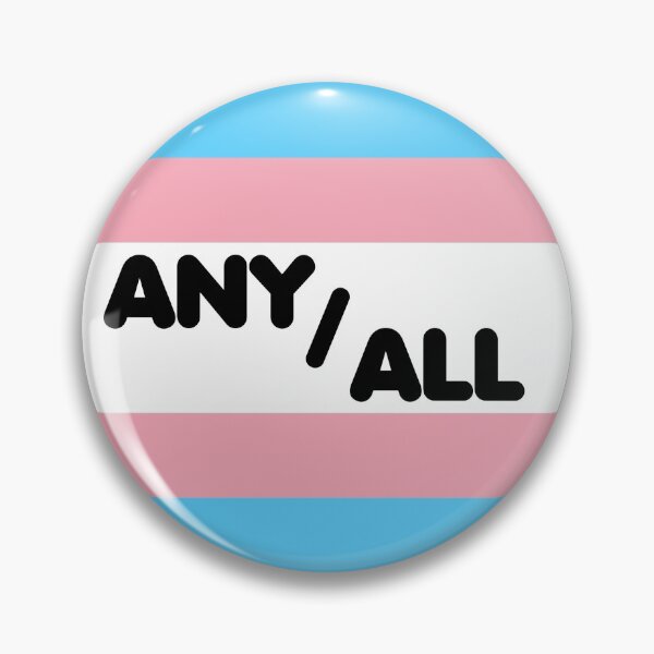 Item preview, Trans Flag ANY/ALL Pronouns Bubbly Text designed and sold by ANewNemo.