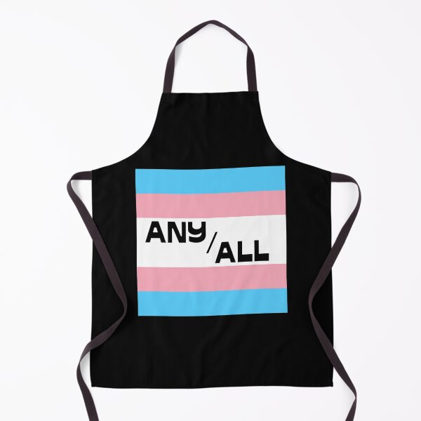 Item preview, Trans Flag ANY/ALL Pronouns Casual Text designed and sold by ANewNemo.