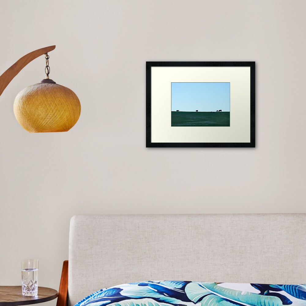 Grazing Framed Art Print