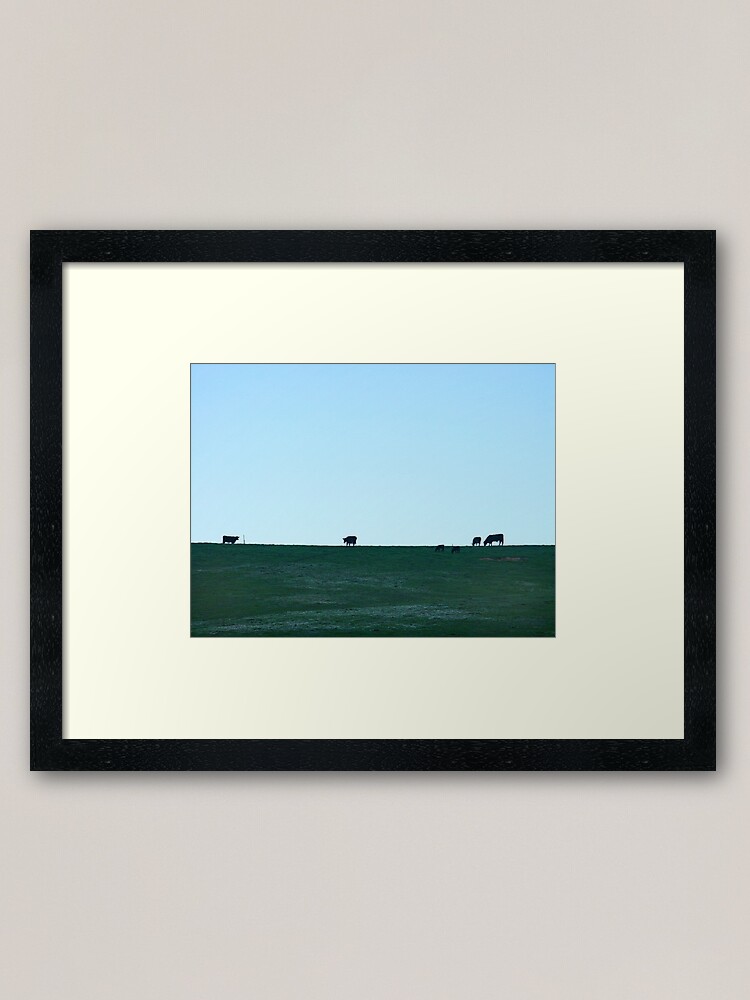 Alternate view of Grazing Framed Art Print