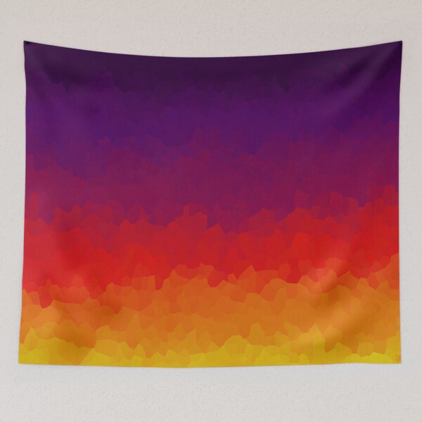 Aperçu de l'œuvre Crystal Sunset, motif géométrique abstrait créée et vendue par MayGreenAbgrall.