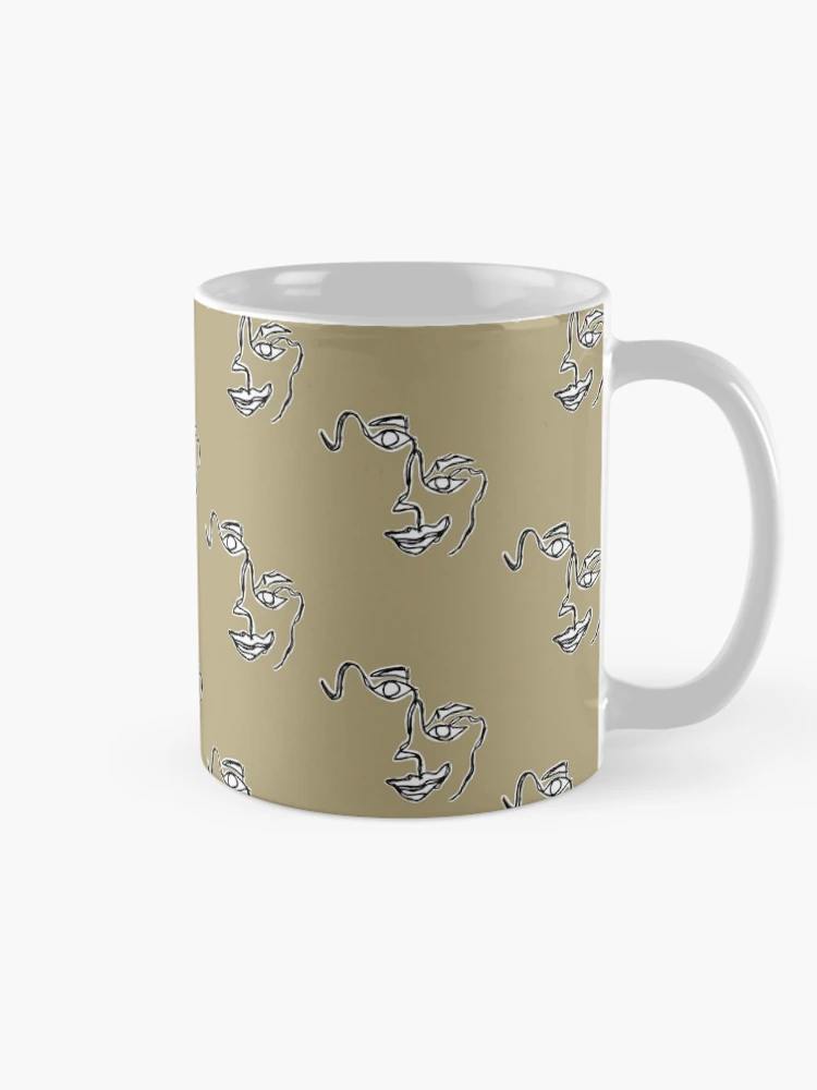 Thumbnail 3 of 6, Coffee Mug, Abstract Face designed and sold by _InTheGreenhouse.
