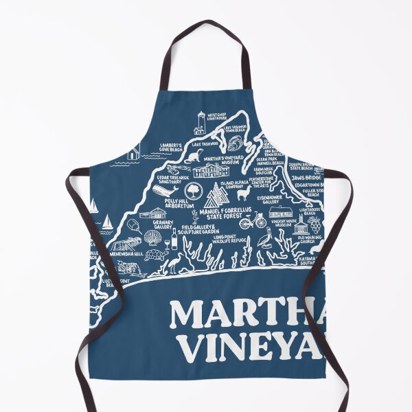 Item preview, Martha's Vineyard Map designed and sold by fiberandgloss.
