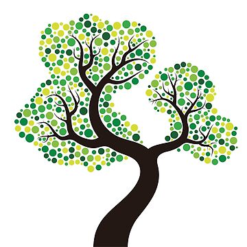 Artwork thumbnail, Colorful tree, coloring art by artherapieca