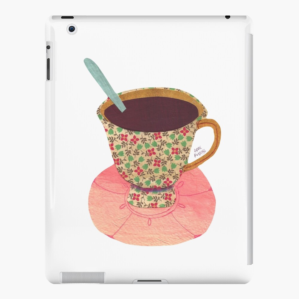 Collage Floral Teacup iPad Case & Skin