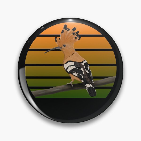 Item preview, Hoopoe bird garden bird illustration biologist ornithologist birdlover designed and sold by jz-birds.