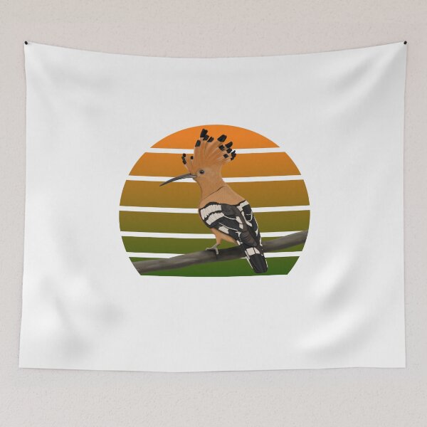 Item preview, Hoopoe bird garden bird illustration biologist ornithologist birdlover designed and sold by jz-birds.