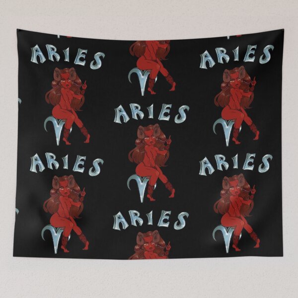 Item preview, Aries Astrology - Zodiac Ram Girl designed and sold by HanaDokiDraws.