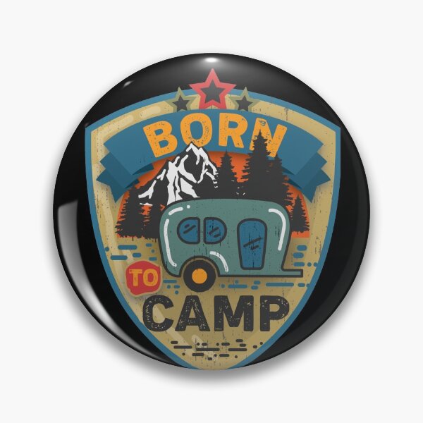 Item preview, Born to camp designed and sold by amy greaves.