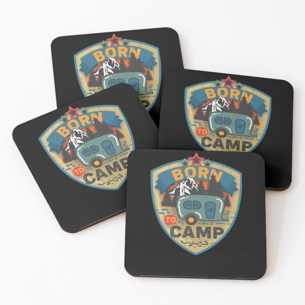 Item preview, Born to camp designed and sold by amy greaves.