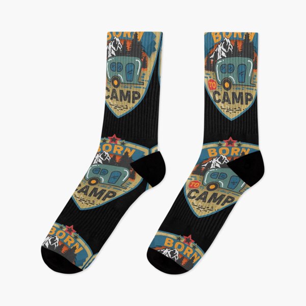 Item preview, Born to camp designed and sold by amy greaves.
