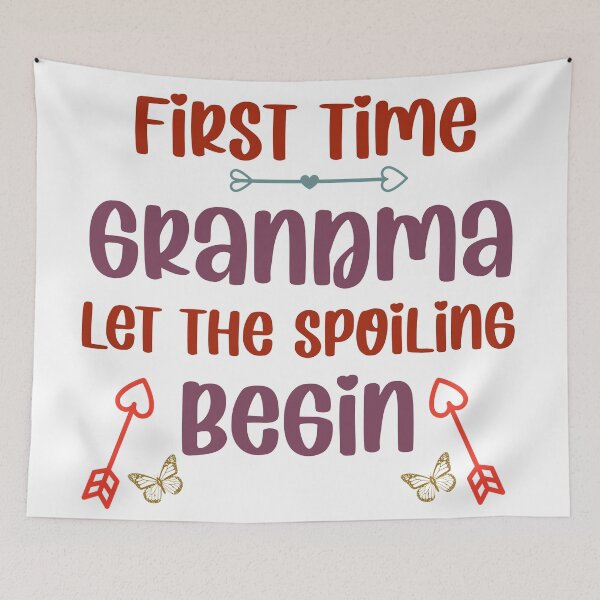 Item preview, First time grandma let the spoiling begin  designed and sold by Rami Khalifah.