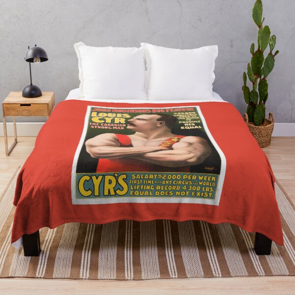 Item preview, Louis Cyr - The Canadian Strongman - John Robinson's Big Feature - 1898 designed and sold by warishellstore.